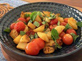 Cherry Tomato Stir-Fry with Potatoes