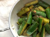 Cucumber Side Dish with Mustard and Lime
