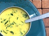 Sarson Methi Kadhi: Dahi Curry with Mustard Fenugreek Tadka