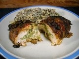 Chicken Breast stuffed with Monterey Jack and Broccoli