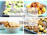 Brussels Sprouts 3 Ways: Roasted Balsamic Brussels Sprouts | Vegan