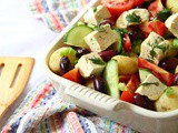 Greek Potato Salad with Tofu Feta | Vegan Recipe