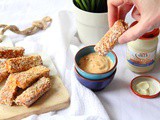 Smoked Tofu Fingers with Chipotle Mayo | Vegan Recipe
