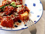 Vegan Korean Fried Tempeh | Oil-free Air Fryer Recipe