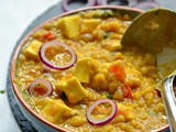 Chana dal Paneer | Lentil curry with cottage cheese