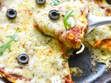 Low carb Pizza frittata | Protein rich one pot meal
