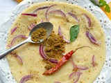 South Indian Onion Uttapam | Under 15 minute breakfast recipe