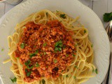 Υπέροχη χορτοφαγικά μακαρόνια με κιμά – Amazing vegan bolognese sauce