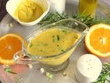 Αρωματικό ντρέσινγκ μουστάρδας με πορτοκάλι κ δεντρολίβανο – Aromatic orange mustard dressing