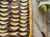 Τάρτα με αχλάδια και σοκολάτα – Chocolate pear tart