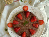 Chocolate strawberry tart
