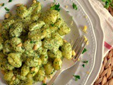 Νιόκι με κρεμώδες πέστο μαϊντανού – Creamy parsley pesto gnocchi