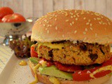 Χορτοφαγικό “junk food”: υπέροχο μπέργκερ με κεχρί κ μανιτάρια – Vegan “junk food”: mushroom millet burger