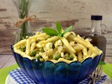 Λεμονάτα ζυμαρικά με αρακά κ αγκινάρες-Peas artichoke lemony pasta