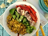 Σαλάτα με πικάντικο “ρύζι” από … κουνουπίδι-Spicy cauliflower “rice” salad