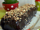 Vegan chocolate avocado cake