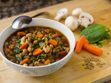 Easy Lentil Chickpea Stew Recipe (Nutritarian/Vegan)