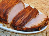 Honey Mustard Pork Roast with Bacon