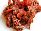 Oven Braised Beef with Tomato Sauce & Garlic
