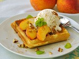 Peaches & Cream Waffle