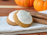 Pumpkin Spiced Cookies with Browned Butter Frosting