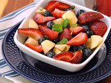 Red, White & Blueberry Fruit Salad
