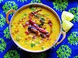 Palak Dal Fry (Lentils with Spinach)