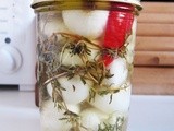 Accompaniments:  Pickled Cipollini Onions