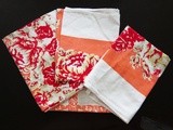 Mise En Place: Tea Towels from a Vintage Tablecloth