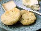 Brie and chive biscuits