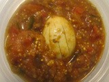 Eggplant With Egg Curry / Brinjal Egg Curry