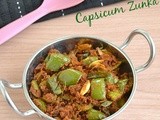 Capsicum Zunka – Capsicum Besan Subzi or Fry Recipe | Capsicum Recipes