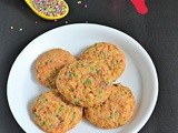 Eggless Sprinkle Cookies Recipe | Christmas Cookies