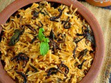 Kuska Biryani | Kuska Rice using Dum Method