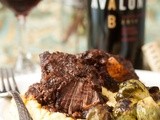 Cabernet-Braised Short Ribs and Grits