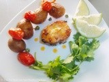 Pan Seared Fish  With Roasted Heirloom Tomatoes and Baby Potatoes