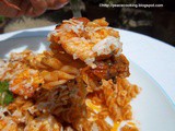 Pasta With Shrimp In Red Sauce