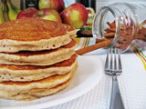Gluten free apple-millet pancakes/Pancakes pommes-millet sans gluten
