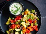 Air fryer roasted vegetables