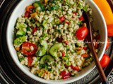 Barley Salad- Middle eastern style Barley Tabbouleh