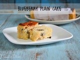 Blueberry Plain Cake Recipe| Eggless Cake Recipes