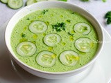 Cucumber Gazpacho - Chilled Cucumber Soup