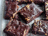 Healthier Ragi Brownies (vegan, gf)