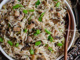 Instant Pot Mushroom Rice- Vegan