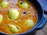 Kerala egg curry with coconut milk