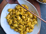 Sundal with canned white beans