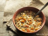 Zuppa al grano saraceno e zucca