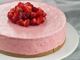 Cold Strawberry Cheesecake