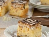 Pineapple and coconut cake