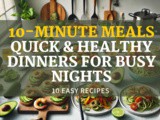 10-Minute Meals: Quick & Healthy Dinners for Busy Nights